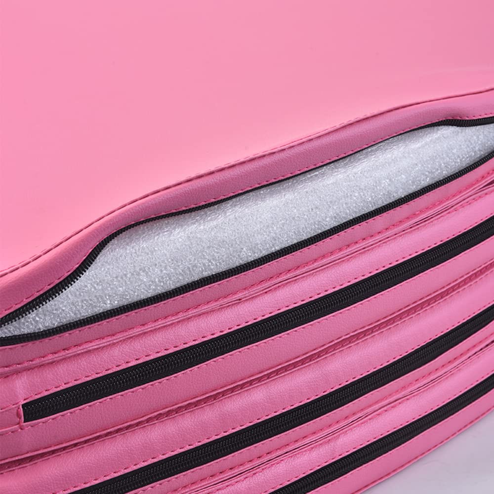 Dancing Pole Crash Mat Tappetino per esercizi extra spesso Palo da ballo Home Yoga Pilates Ginnastica Mat-Rosa(Size:120x5cm)