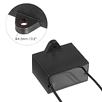 Vista 5 de uxcell Condensador de ventilador de techo CBB61 25uF 250V AC 2 alambres condensador de película de polipropileno metalizado 1.890x1.496x1.024 in