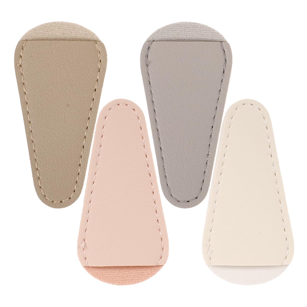 WOONEKY Set di 4 forbici per manicure, custodia protettiva per pinzette, per forbici per unghie, attrezzi, protezione delle pinze, copertura decorativa per cuticole, delicato tagliaunghie
