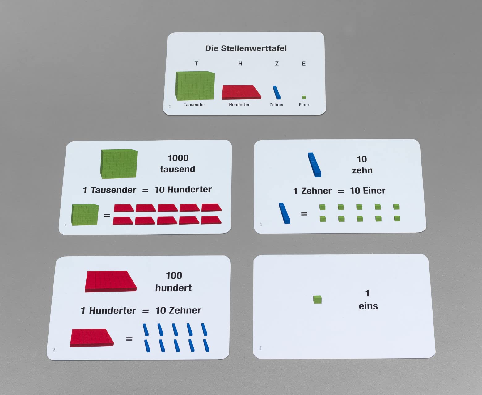 Mathematischer Würfel mit großer Arbeitskartei