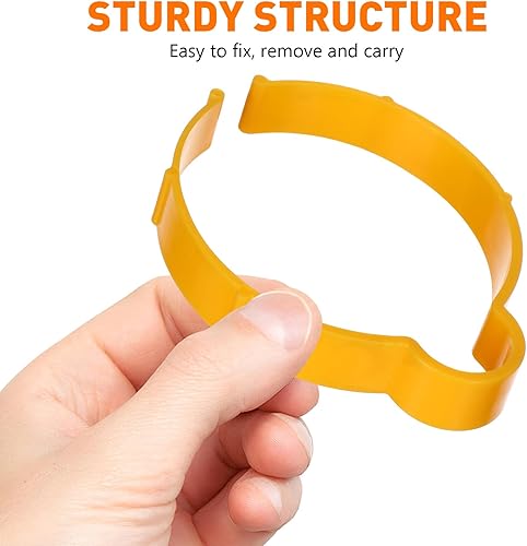 Miniatura 7 de VICASKY 4 piezas de círculo de encuadernación de hojas para automóvil, accesorios de herramientas automotrices, calcomanías para portarrollos de