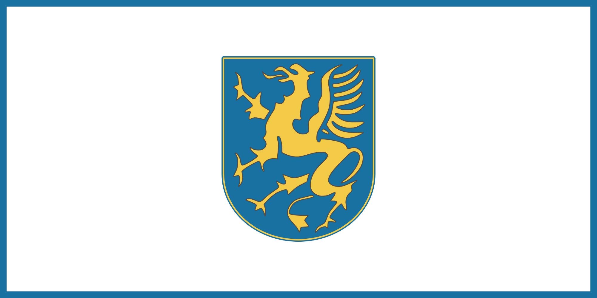 Drapeau Ganna grand format pavillon de paysage pour mât extérieur de commune