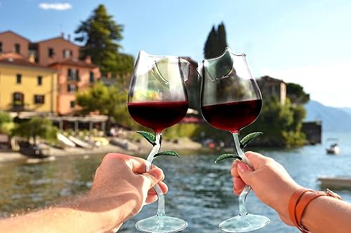 Miniatura 8 de Copas de vino de rosas con flores, juego de 2 copas de vino tinto creativas, copas de vino de flores rosas, copas de jugo de cóctel, para fiestas,