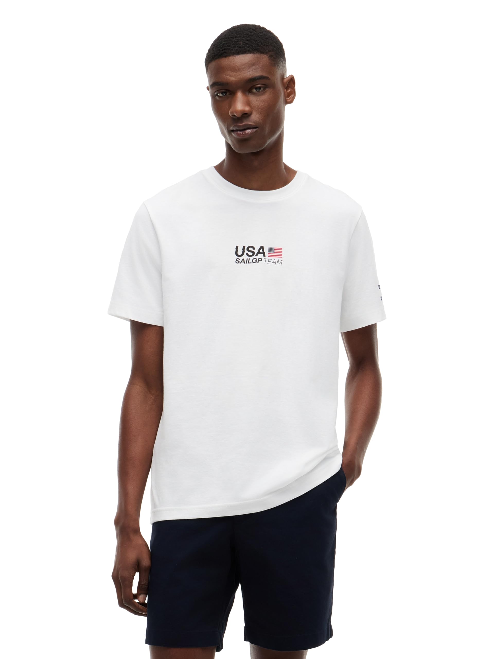 Men's Tommy X Us Sailgp Team Graphic T-Shirt Medium White