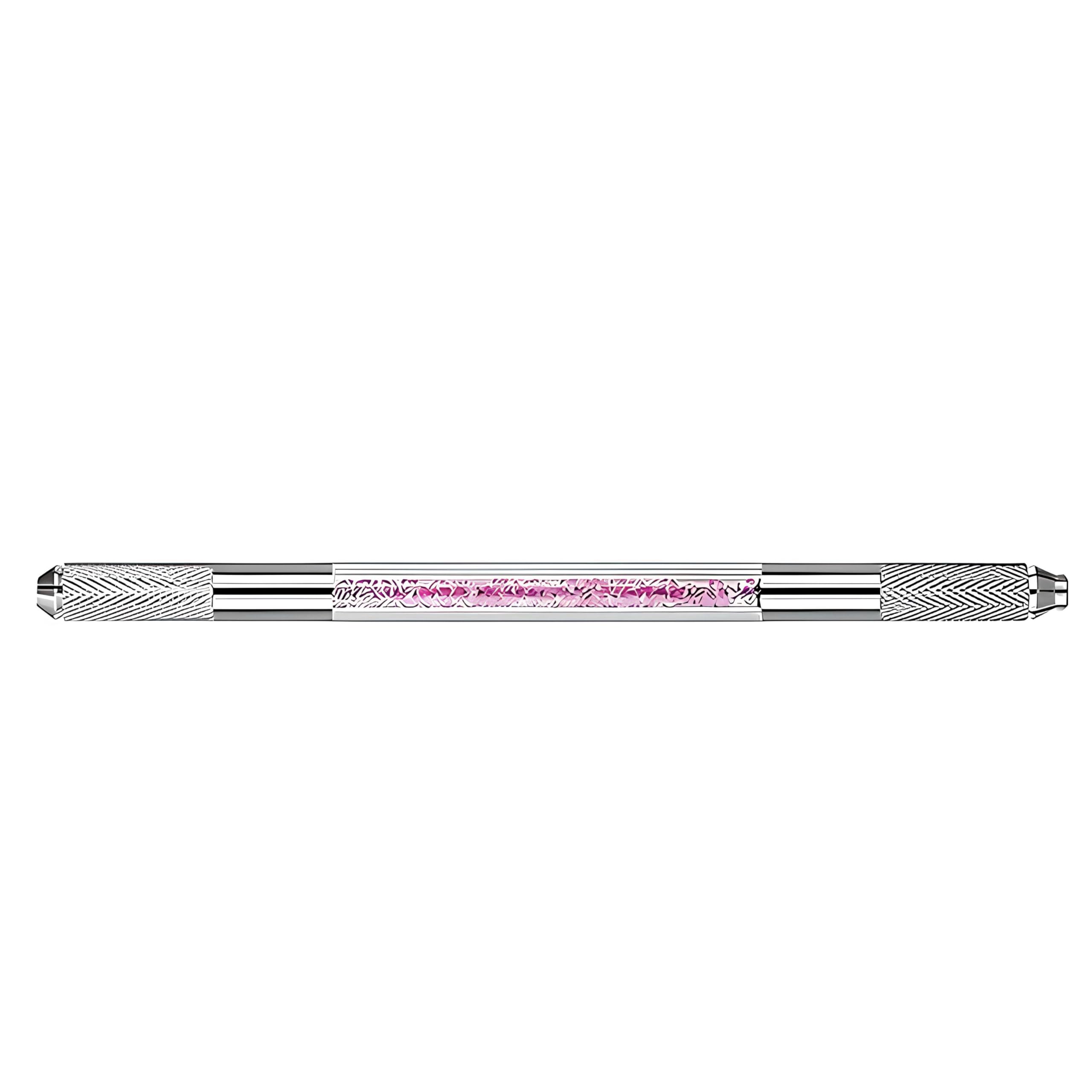 GLOBELLE Pink_Double-Sided Microblading Pen – Manual Eyebrow Tattoo Tool with Lock Pin & Crystal Body, Professional Makeup & Microblade Supplies-image-19