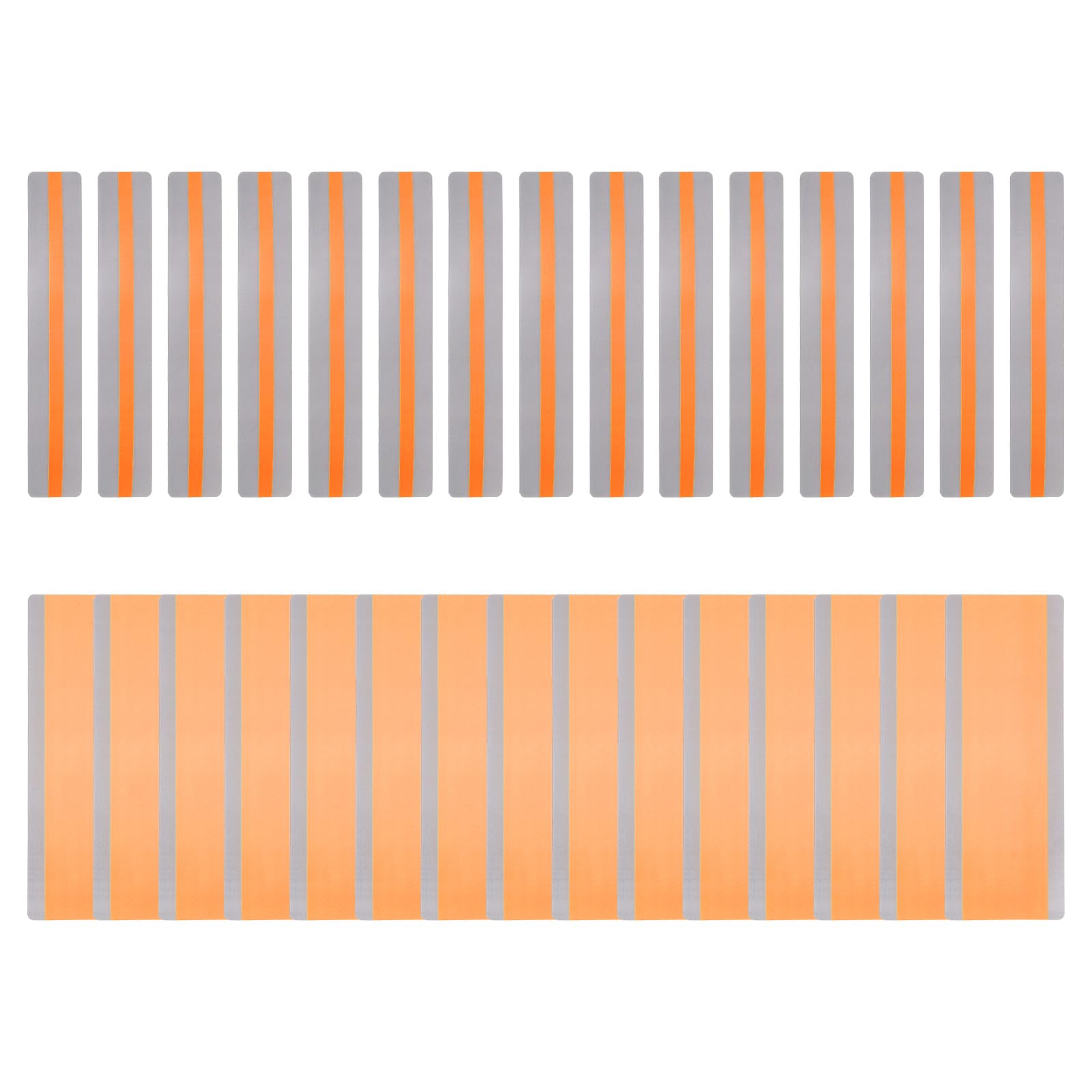 PATIKIL 30Pcs Guided Reading Highlight Strips, 2 Sizes Colored Overlay Highlight Bookmarks