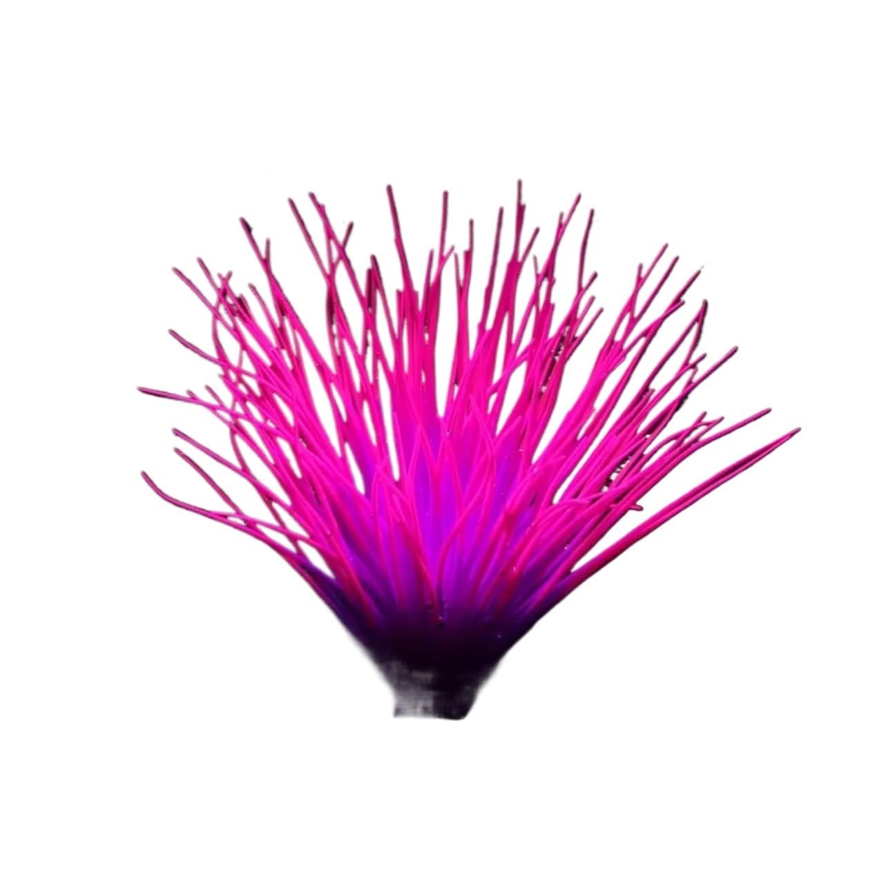 UULIMAXONT Simulated aquarium plants, Fluorescent Silicone Simulated Aquatic Aquarium Decor Multicolor