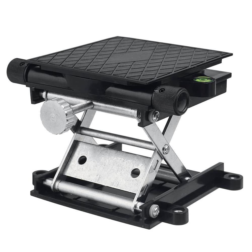 Ctrlzs 360° Rotating Aluminum Router Table Woodworking Engraving Lab Lifting Stand Rack Lift Platform Woodworking