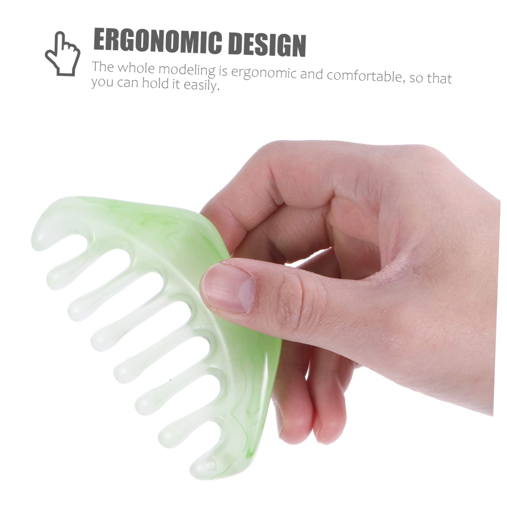 VALICLUD 30pezzi Pettini Massaggianti Resina Per e Corpo Da Pz Per Massaggio e Scraping Ergonomici e Resistenti Per Rilassamento e Benessere Della