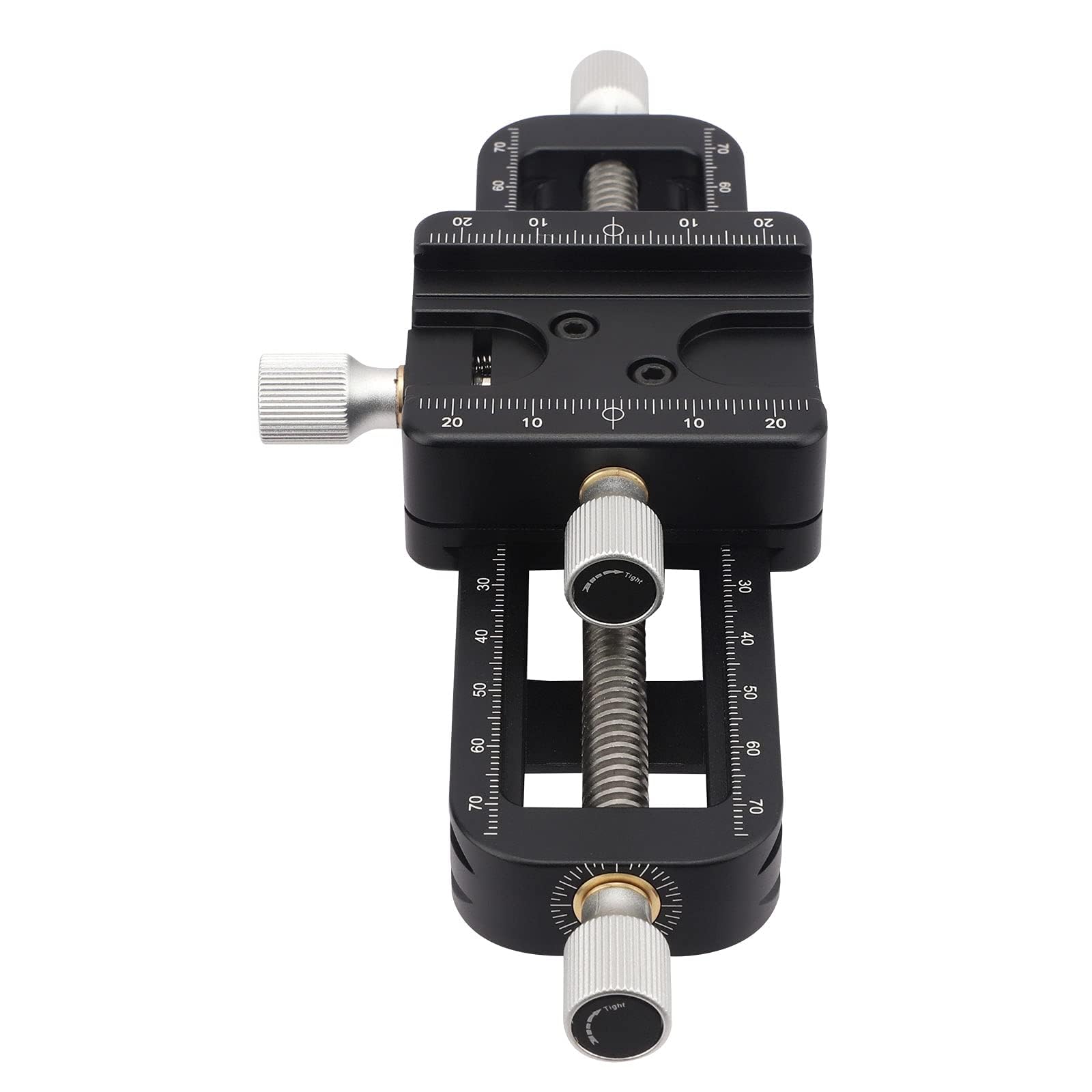 Haoge FM-160 Focus Stacking Makro Rail for Macro photography, Precision Focus Slider Close-up Shooting Clamp Plate Fine-tuning Screw rod Wormdrive