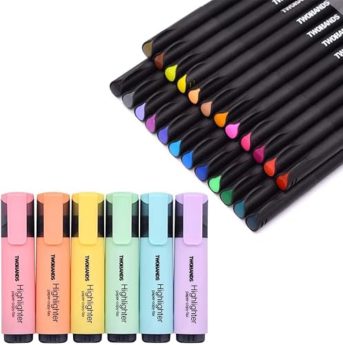 TWOHANDS Fineliners y Resaltadores