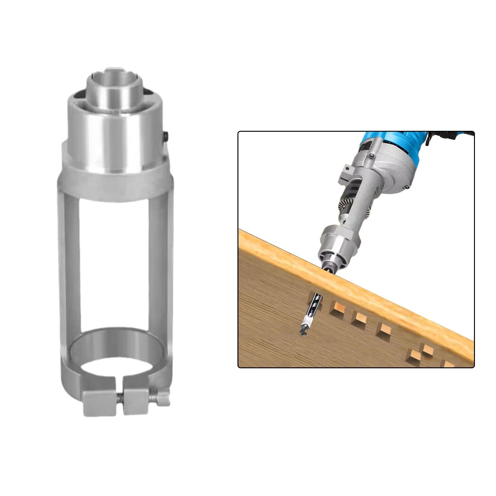 Gralara Adattatore per punta da trapano per foro quadrato, punta per mortasatrice per giunti, accessori per trapano, strumento per la lavorazione del legno