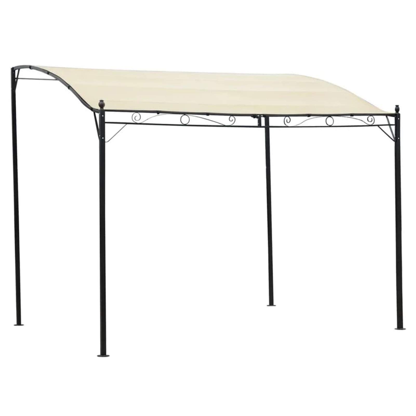 Yumeng Pavillon, Gartenpavillon, Pop-Up Partyzelt, Festzelt, Pavillon, Garden Decoration, Canopy Tent, Lagerzelt, Stoff Cremeweiß