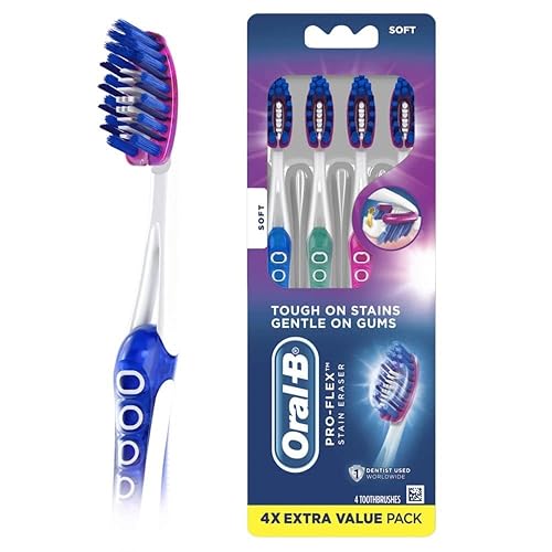 Oral-B 3D White Luxe Pro-Flex - Cepillo de dientes suave manual 4 unidades 5823815673