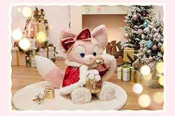 クリスマス限定リーナベル　Mサイズ 上海ディズニー クリスマス リーナベル ぬいぐるみMサイズ
