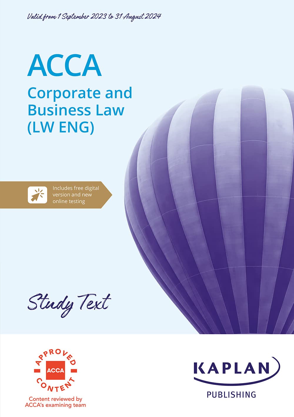 ACCA Corporate and Business Law England (LW ENG) eBook Kaplan