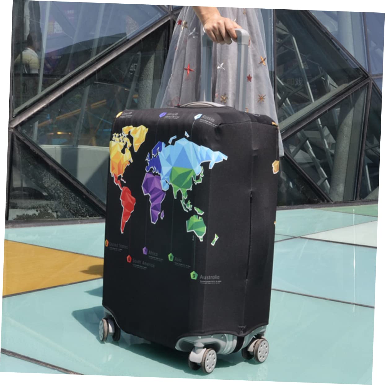 Homoyoyo Funda Protectora para Maleta con Cremallera Lateral Doble