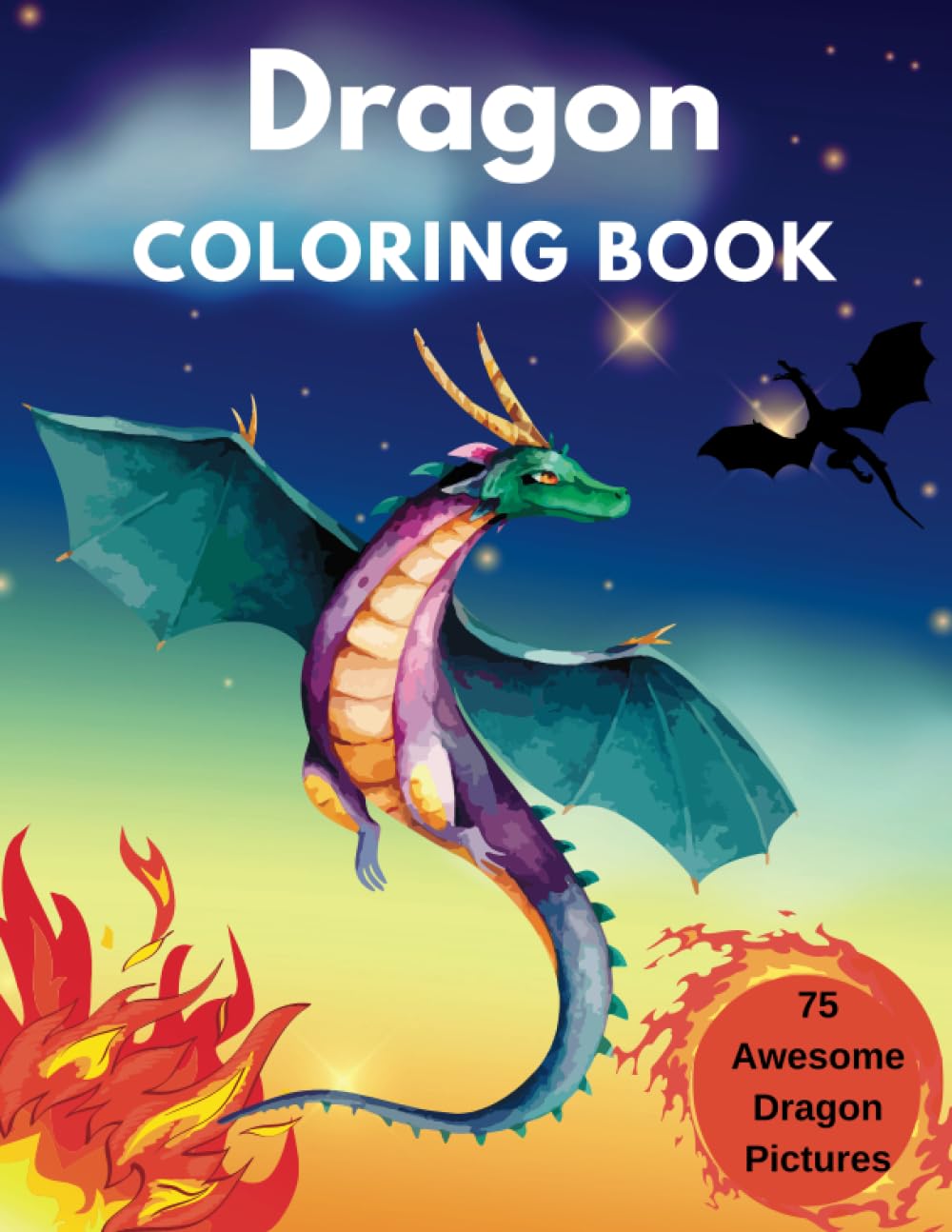 Ally AnneDragon Coloring Book for Kids