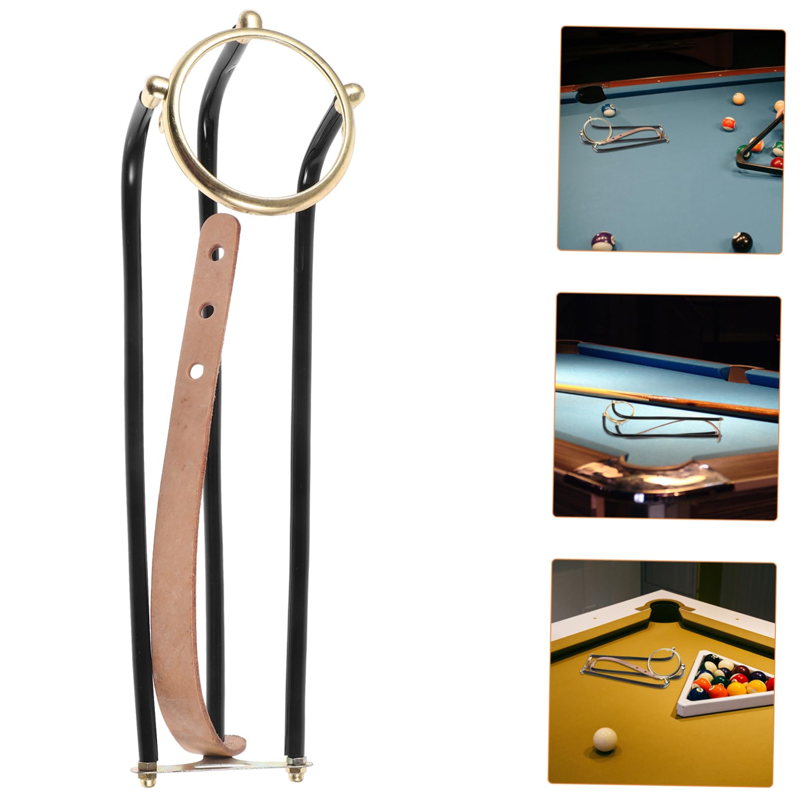 GANAZONO Pool Table Accessories Ball Diamond Rack Billiard Rack Snooker Leather Track Leather Dropping Track Billiard Drop Track Billiard Track Billiard Table Track Goal Track Iron