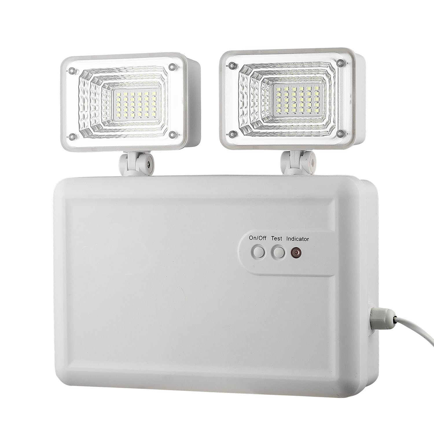 LEDBOX Luz de emergencia LED ROMLUX, Estanca IP65, Industrial, Blanco frío