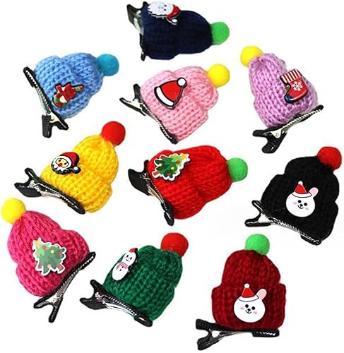 Miniatura 3 de 10 pinzas para el pelo para perros, accesorios de Navidad para mascotas, horquilla para el pelo de Navidad para mascotas, accesorios para el cabello