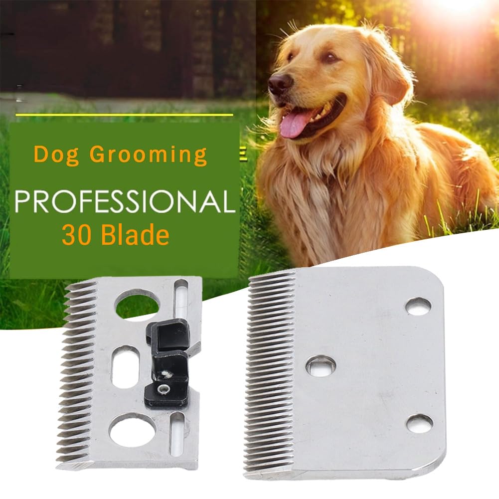 Cuchillas de Esquiladora Caballos, 35 Dientes Horse Clipper Blades Profesionales, Acero Inoxidable Set de Cuchillas de Recambio Universales, para Caballos Perros Burros Mulos Cabras Ganado