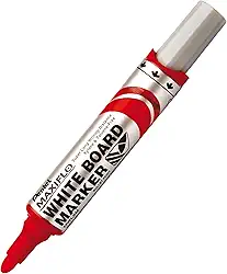 Pentel Marcador Para Quadro Branco MAXIFLO Ponta Média 6.0mm Vermelho MWL5M-B