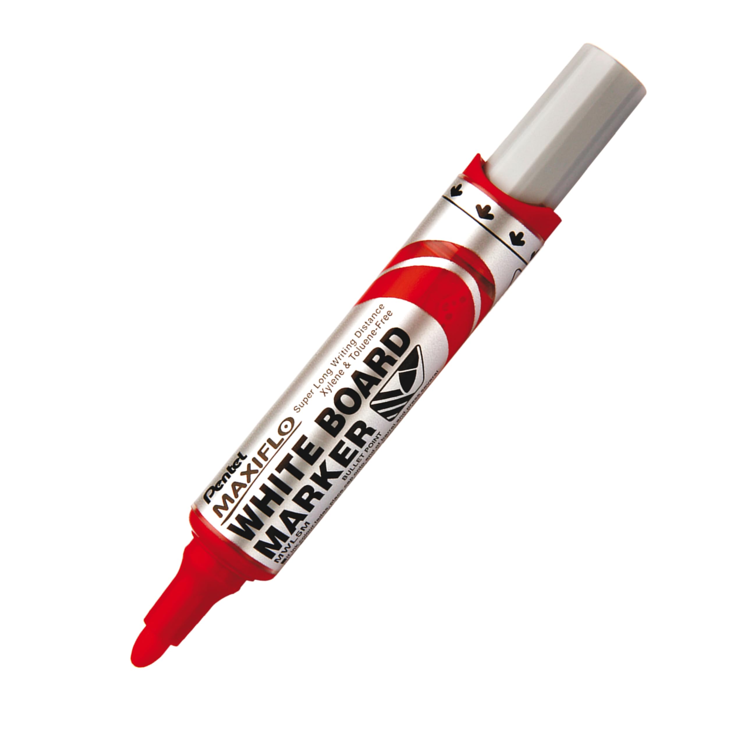 Pentel Maxiflo Whiteboard Marker Fine Bullet Tip Black Mwl5s 10 thumbnail image