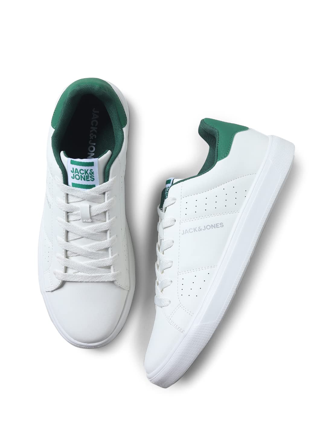 Jack & Jones Mens 12253758 White Sneaker-45 (12253758-White) (B0CG6H2MR3) Amazon Price History, Amazon Price Tracker