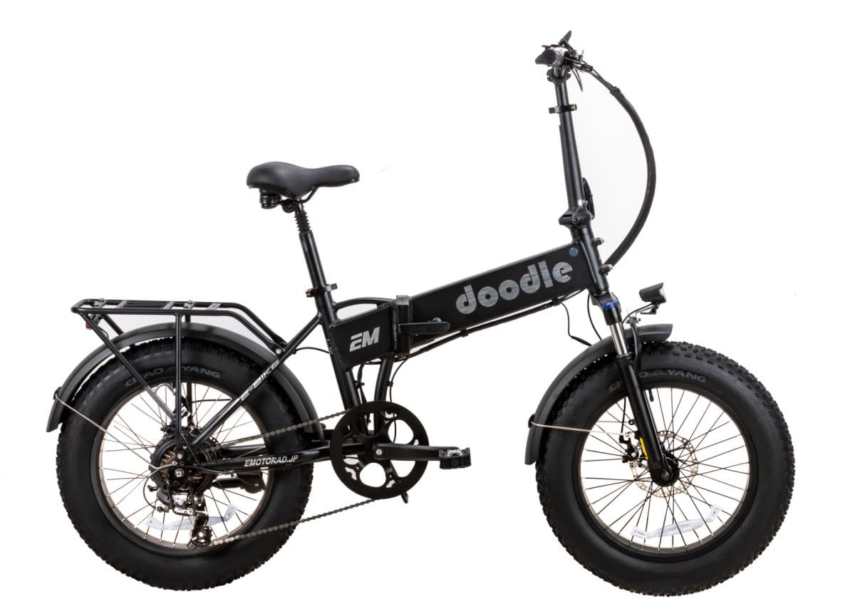 doodle 電動アシスト自転車 20インチ ホワイト Amazon | 電動自転車 電動アシスト自転車 公道対応 免許不要 ファット
