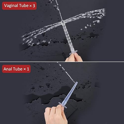 Miniatura 3 de LIVE4COOL Botella de ducha para mujer, sistema de limpieza vaginal reutilizable, 20.3 onzas, limpiador de capacidad con 4 boquillas, bolsa de