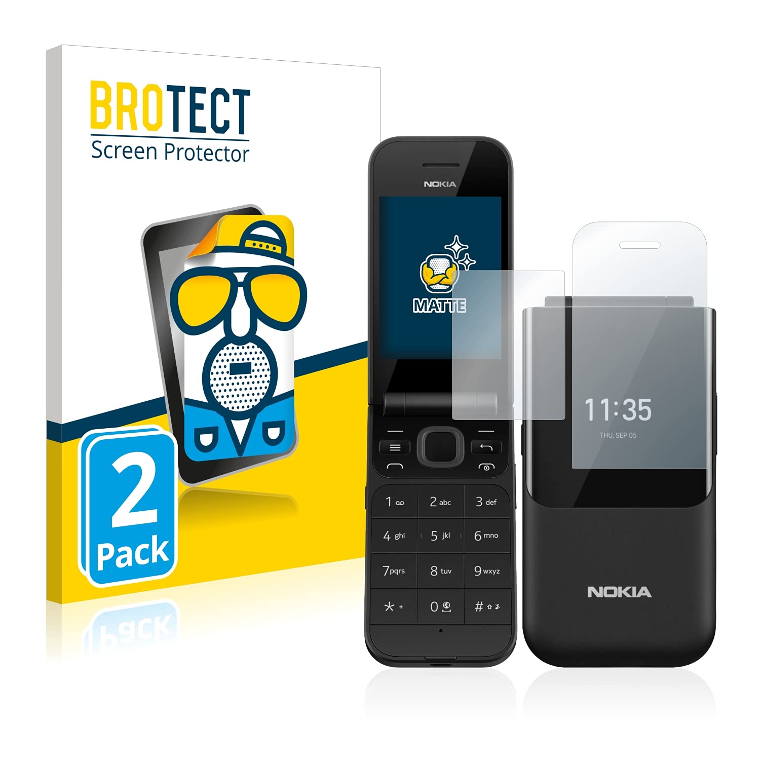 Pellicola Protettiva Opaca Per Nokia 4.2 – BROTECT, Antiriflesso, 2 Pezzi, Made In Germany - 2