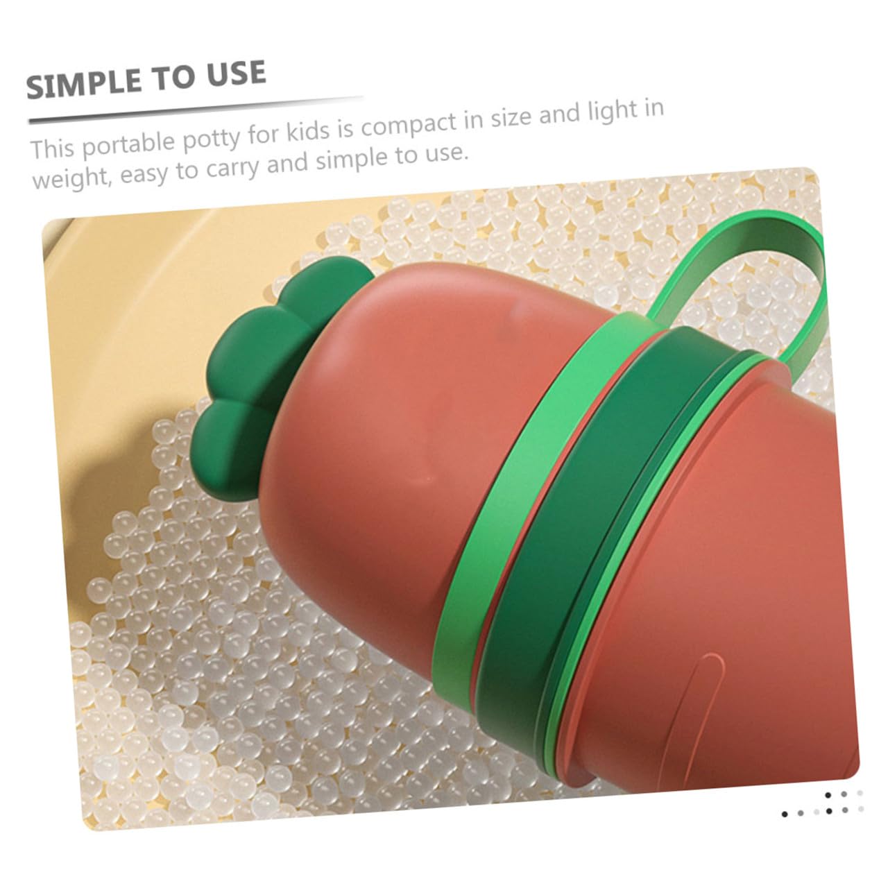 Portable Urinal Potty Travel Emergency Toilet Lightweight Plastic Reusable Pee Training Potty for Camping Car Beach and Home Use