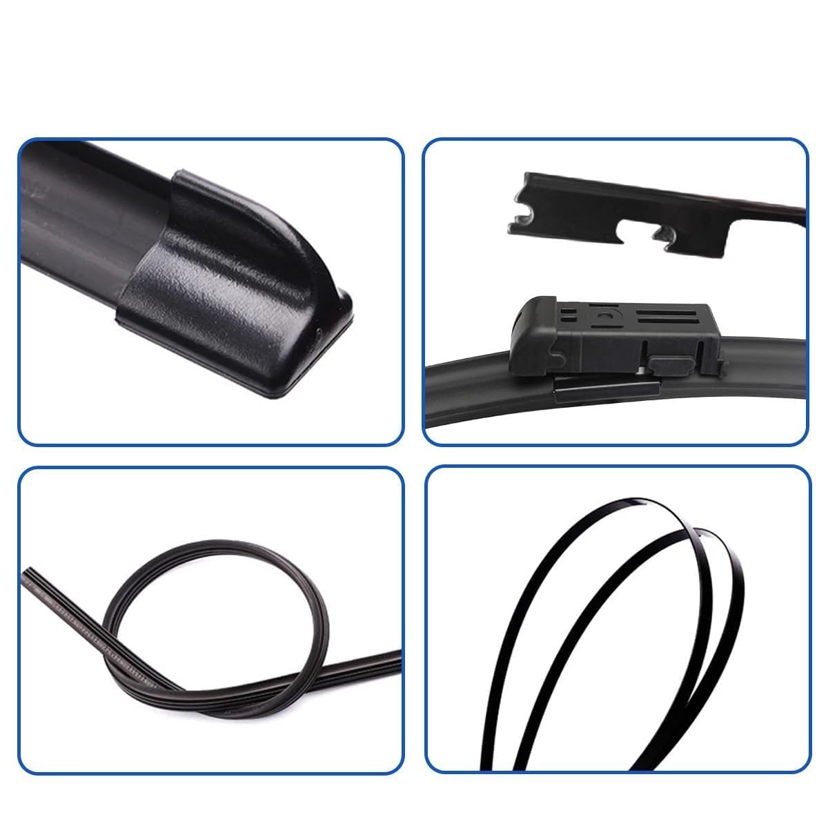 TUBIC Tergicristallo Parabrezza per BMW X3 F25 2010 2011 2012 2013 2014-2017,Auto Anteriore e Posteriore Tergicristalli per Parabrezza Ricambio Accessori