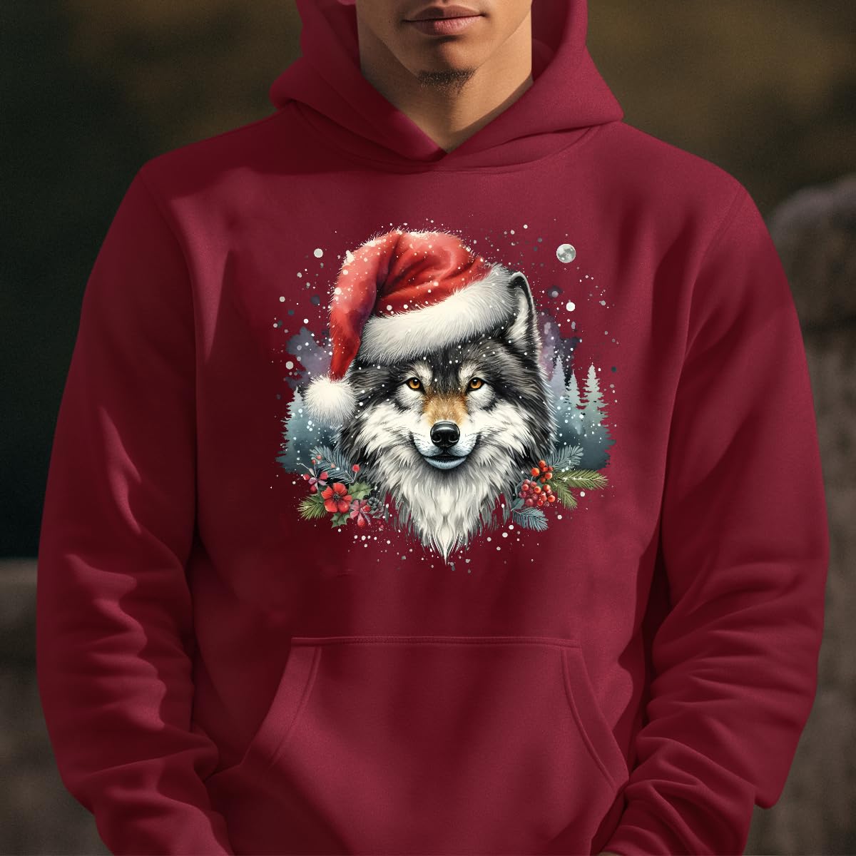 Wolf - Maglione natalizio natalizio