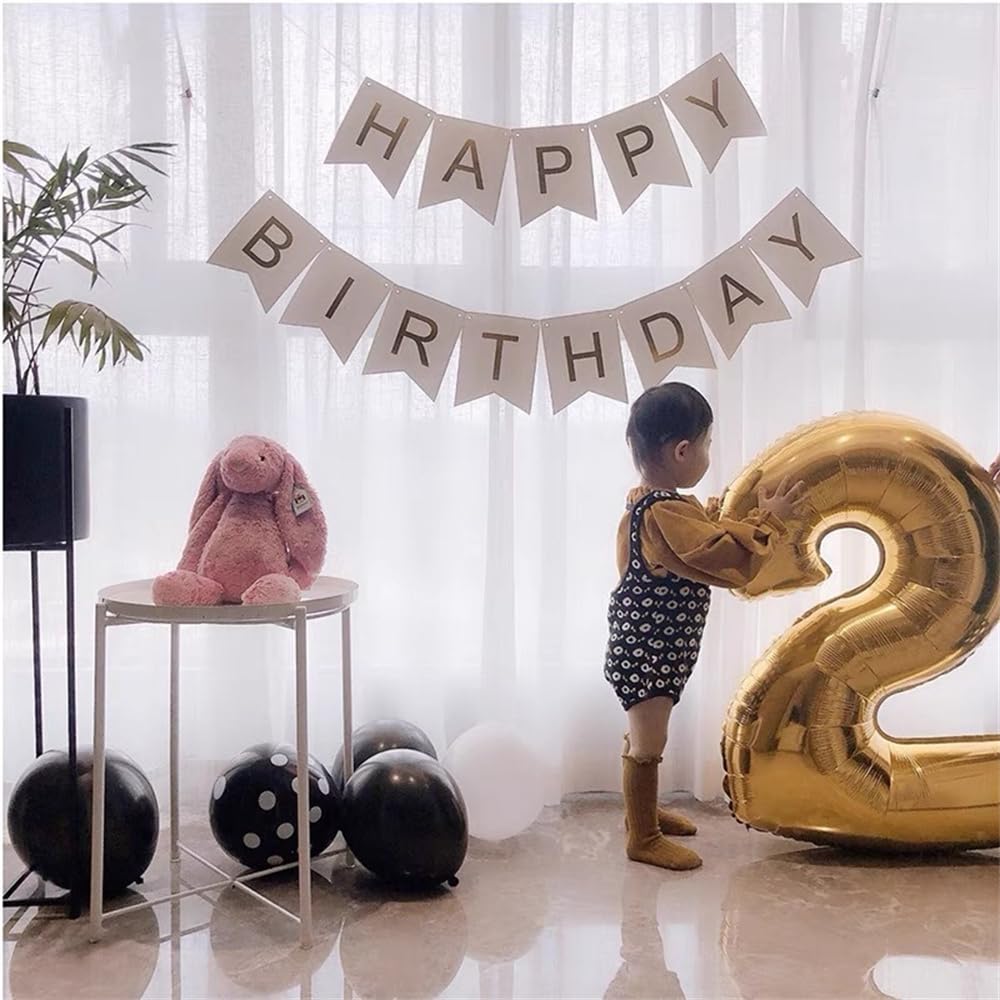 TONIFUL Dark Green Number Balloons 0-9 - 40 Inch Large Mylar Foil Balloons For Birthday Party Decor - View #8