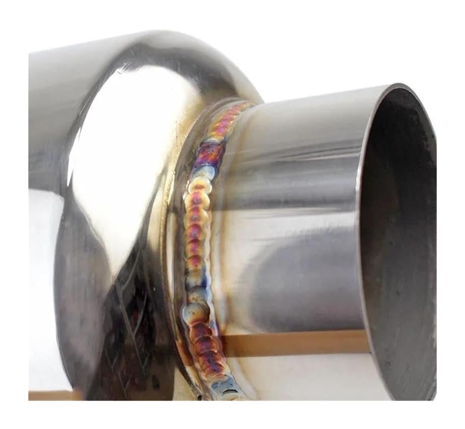 Tubo Escape Coche Punta 63mm Silenciador Acero Inoxidable Universal Carreras Garganta Trasera Silbato Coche Escape Tubo Silenciador