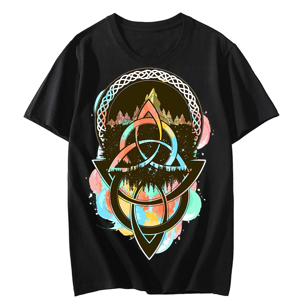T-shirt viking homme premium 100% coton avec motif celtique durable