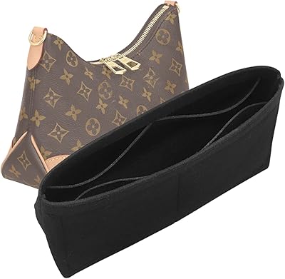 Lckaey purse organizer for lv boulogne handbag insert handbags l v boulogne insert 2075black