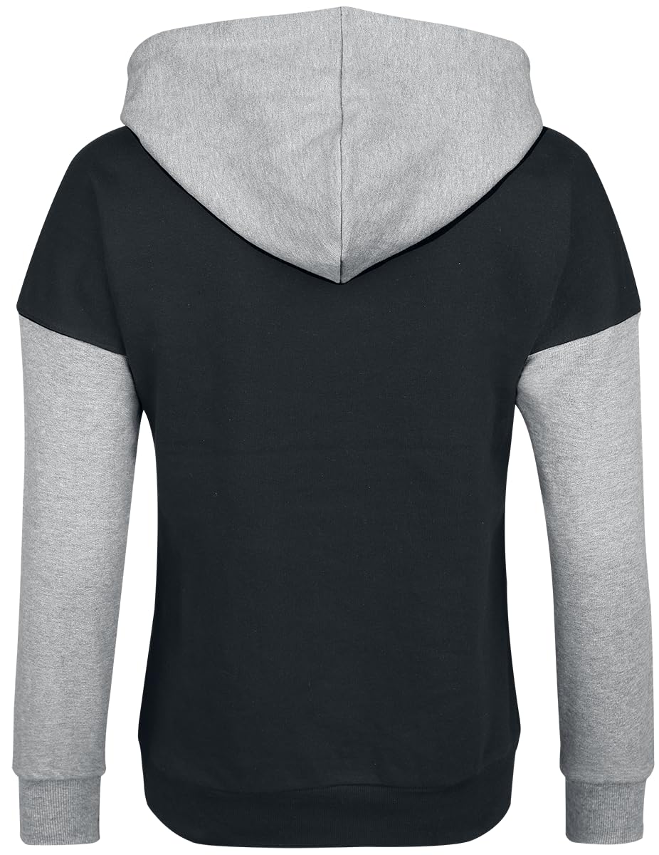 Motörhead England Frauen Kapuzenpullover schwarz/grau meliert
