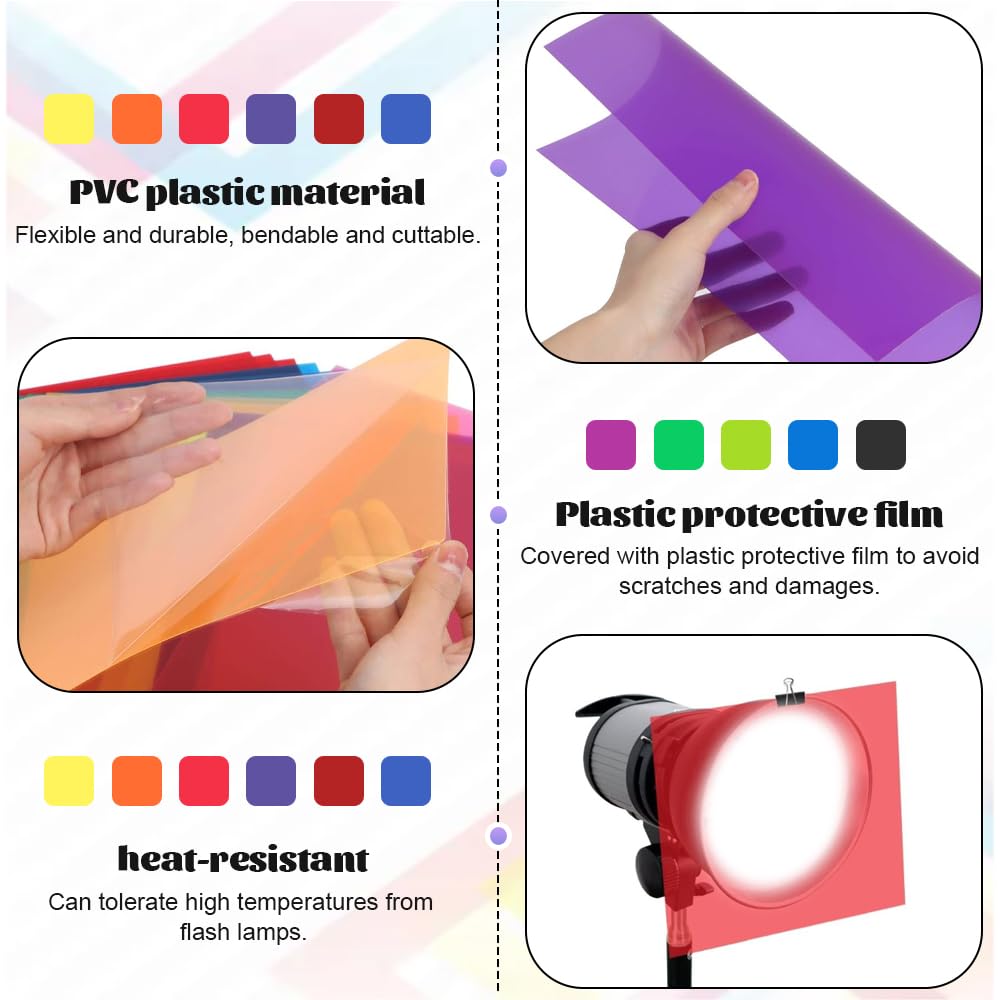 22 PCS Correction Gel Filtre Filtre Colored Superpositions
