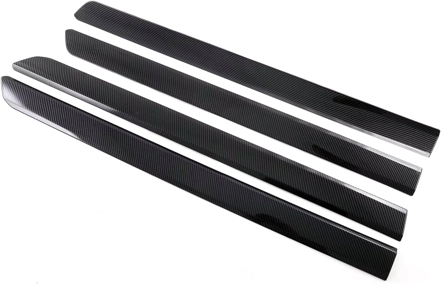 ITrims for Dodge Ram TRX 2021 2022 2023 Car Accessories Side Door Body Molding Streamer Protector Cover Trim Exterior Car Styling Decoration ABS Carbon Fiber 4PCS