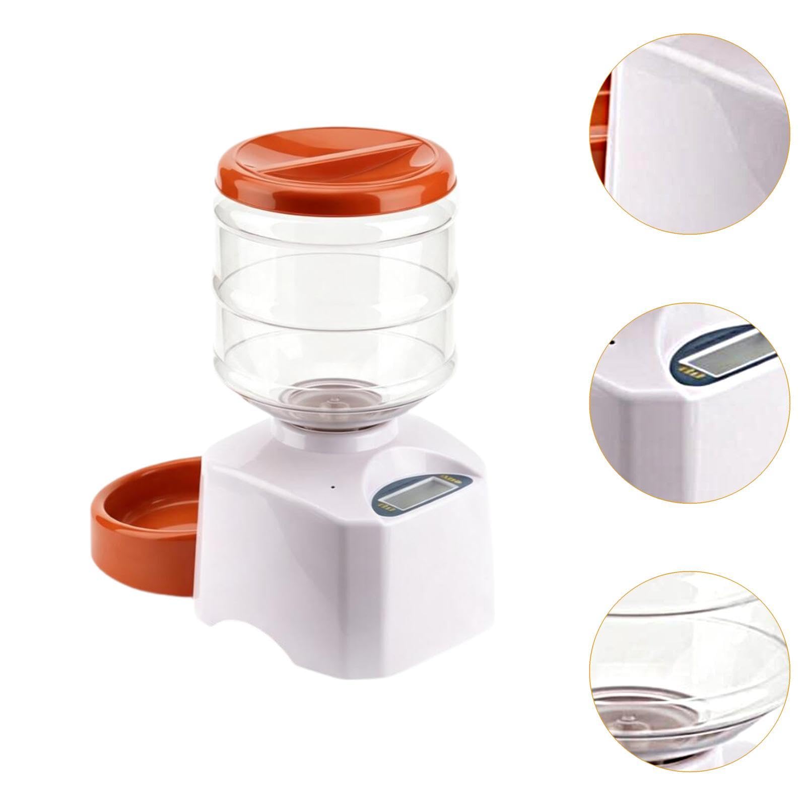 Distributore Automatico Cibo per Animali Mangiatoia Automatica Gatti Mangiatoia Automatica Cani Ciotola con Serbatoio 5.5L Programmazione Pasti