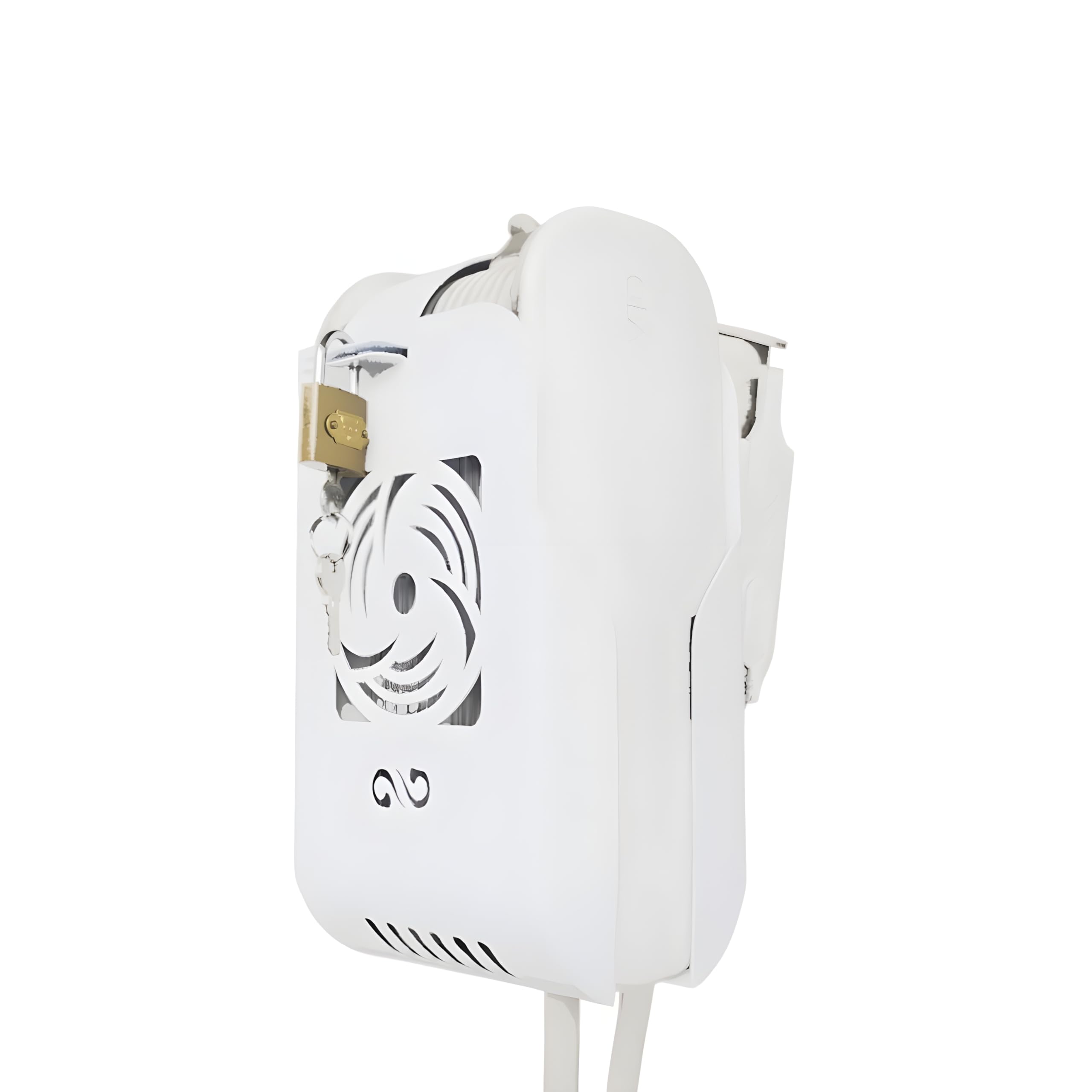 Mech Tech | OLA S1 Pro, S1 X and S1 Air Charger Holder | Compatible with all OLA Varient | Rustproof | Wall Mounted | with Free Key Lock Protection.-picture-29