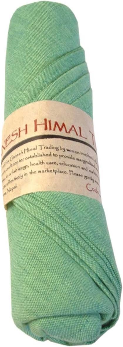 Solid Color Cotton Napkin Set of 6-15"x15" (Light Green)