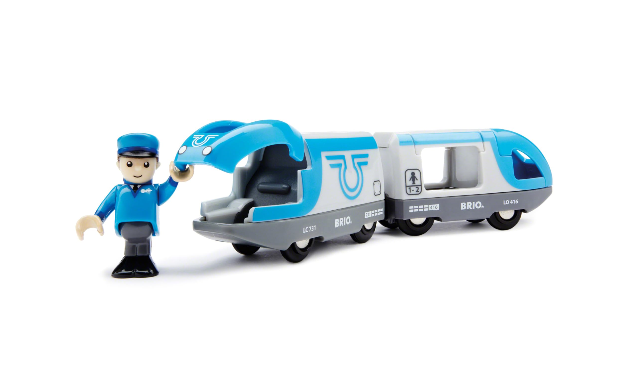 BRIO Blauer Reisezug (Batterielok)