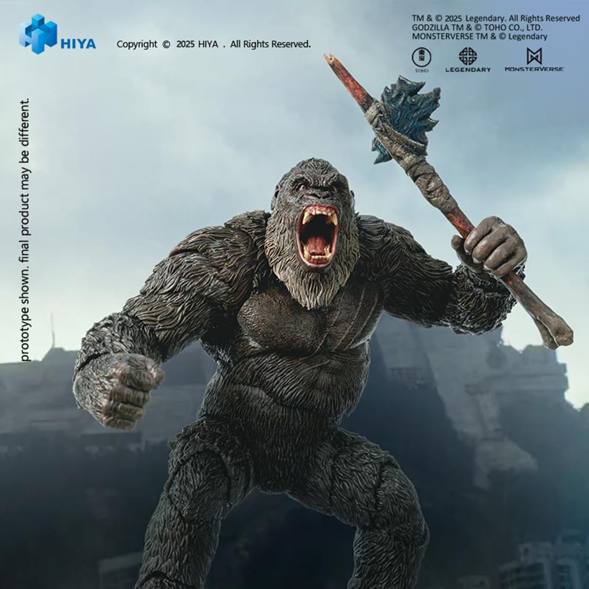HIPLAY HIYA EBG0241Godzila : Kung 2.0 1/12 Figurka Akcji z Artykulacją