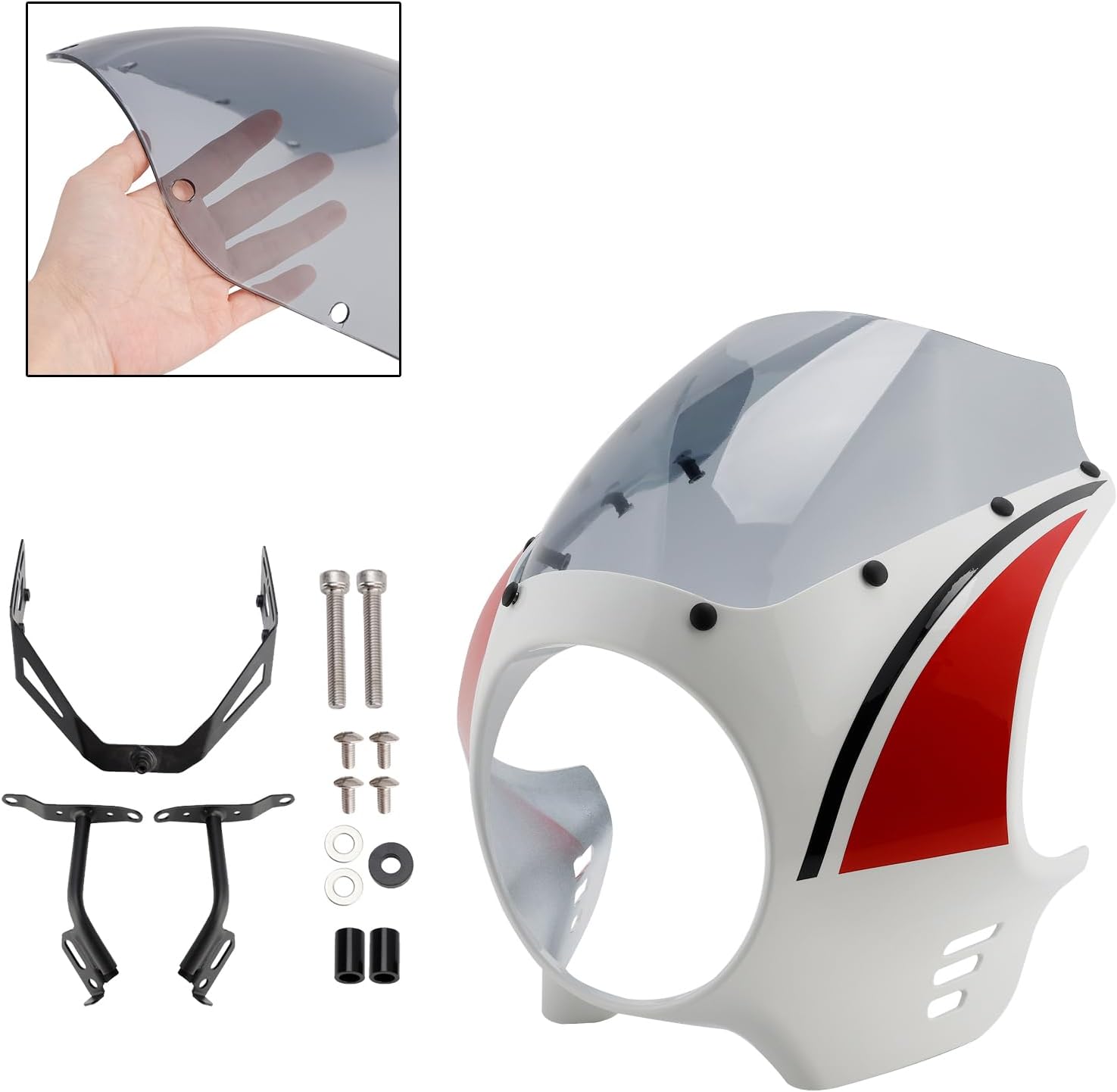 Headlight Fairing Windshield Motorcycle Protector Cover Trim for Yamaha XSR900 2022-2025