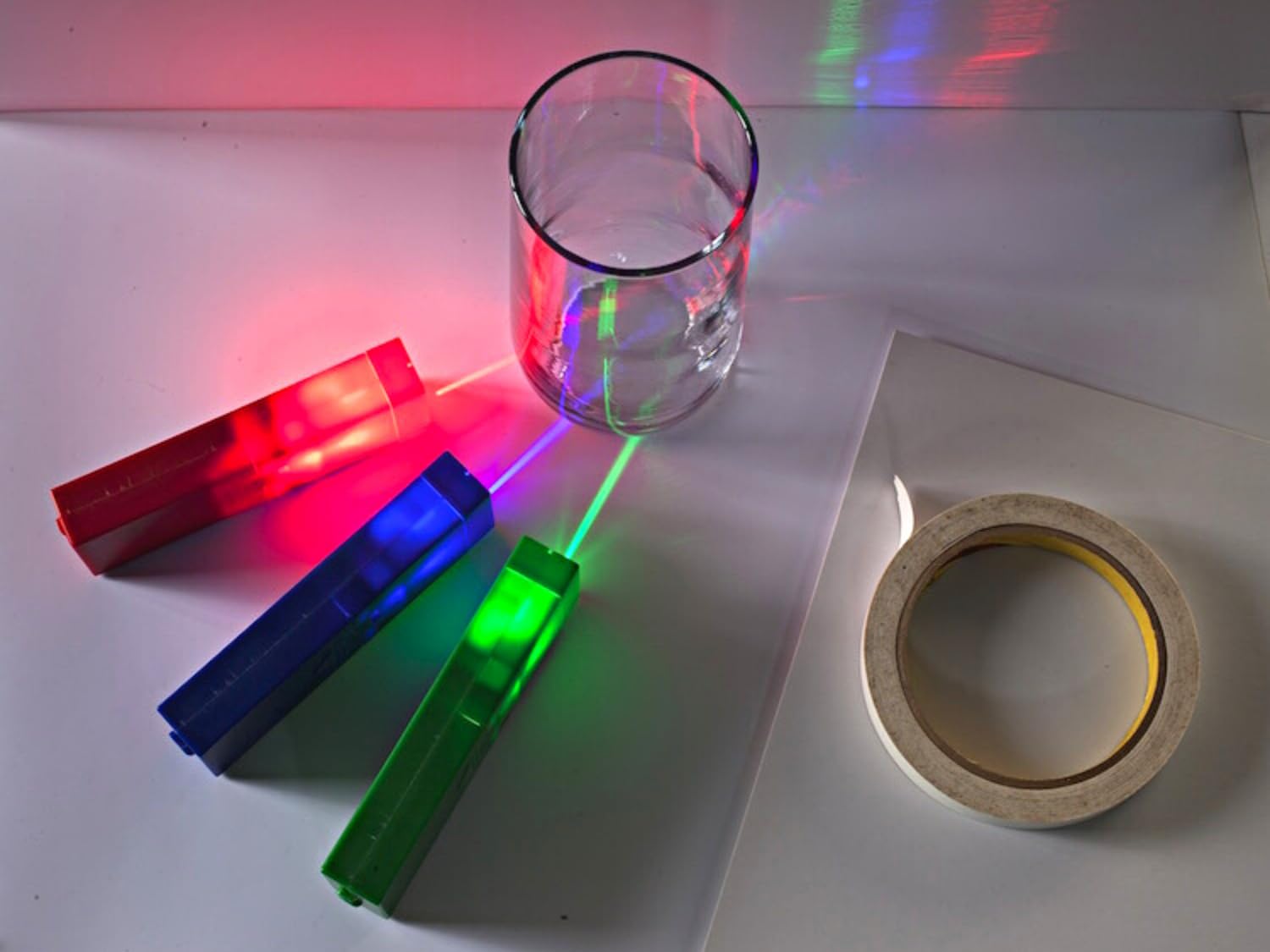 Light Blox - LED Color Mixing Educational Kit for Grades 2-8 (Red Green Blue 3-Pack) - Transforms into Ray Box - Reflection and Refraction Optics Experiments for Kids - Image 4