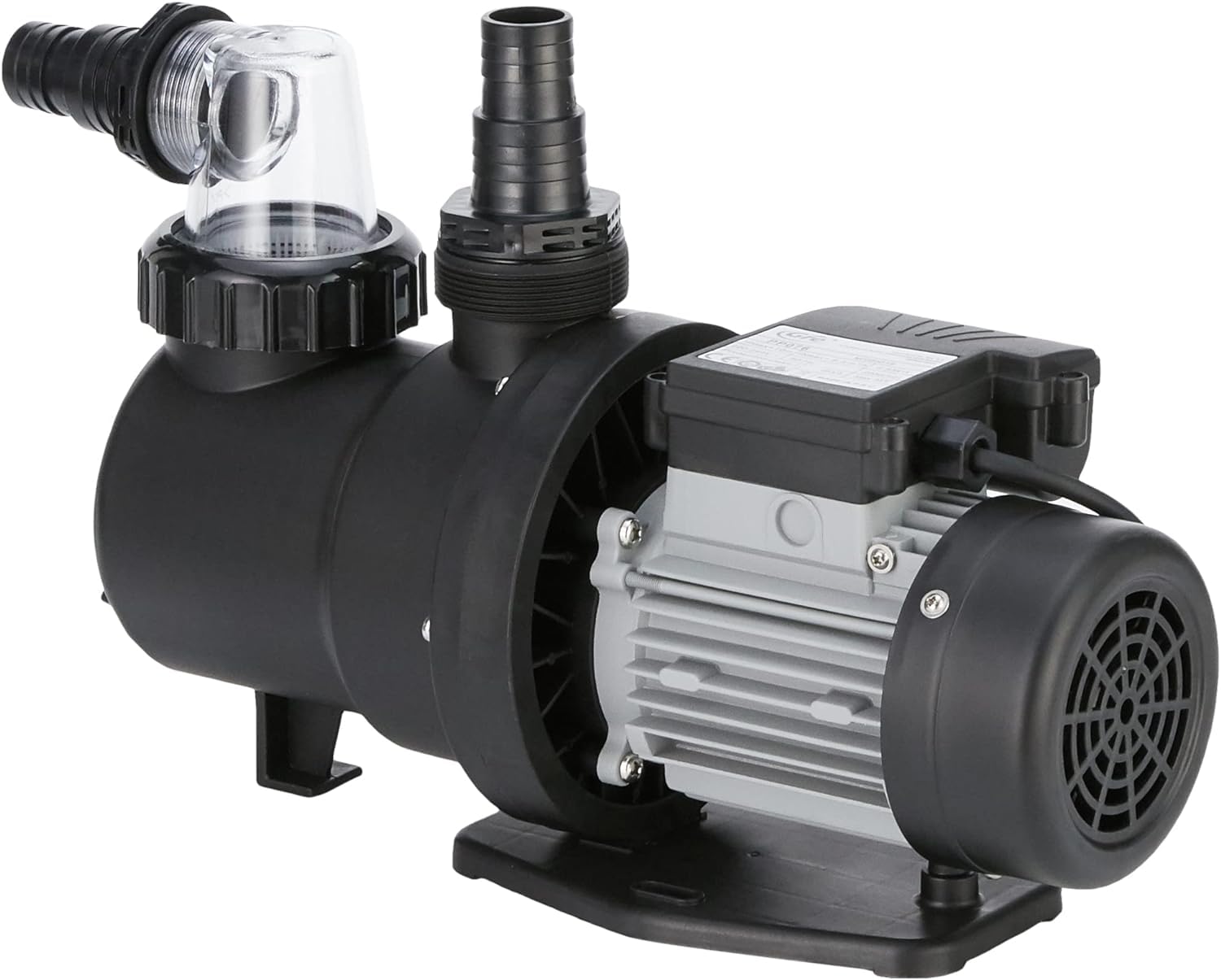 Gre PP052 - Pompa di filtrazione per piscina, 450 W, 8,​5m3/​h, fino a 50 m3, filtro 400 mm, conforme alla direttiva europea Eco-​Design